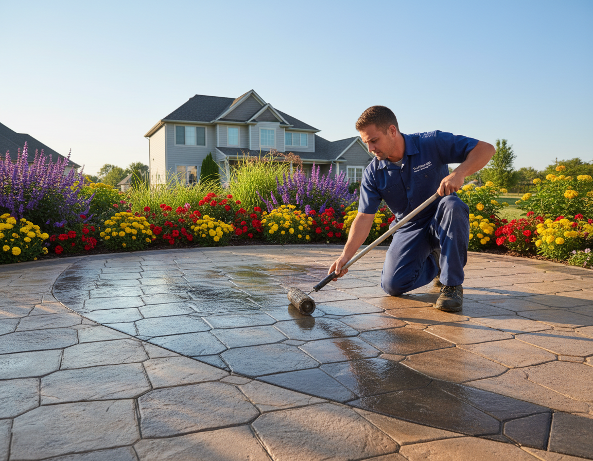 Concrete Paver Sealing In Westerville